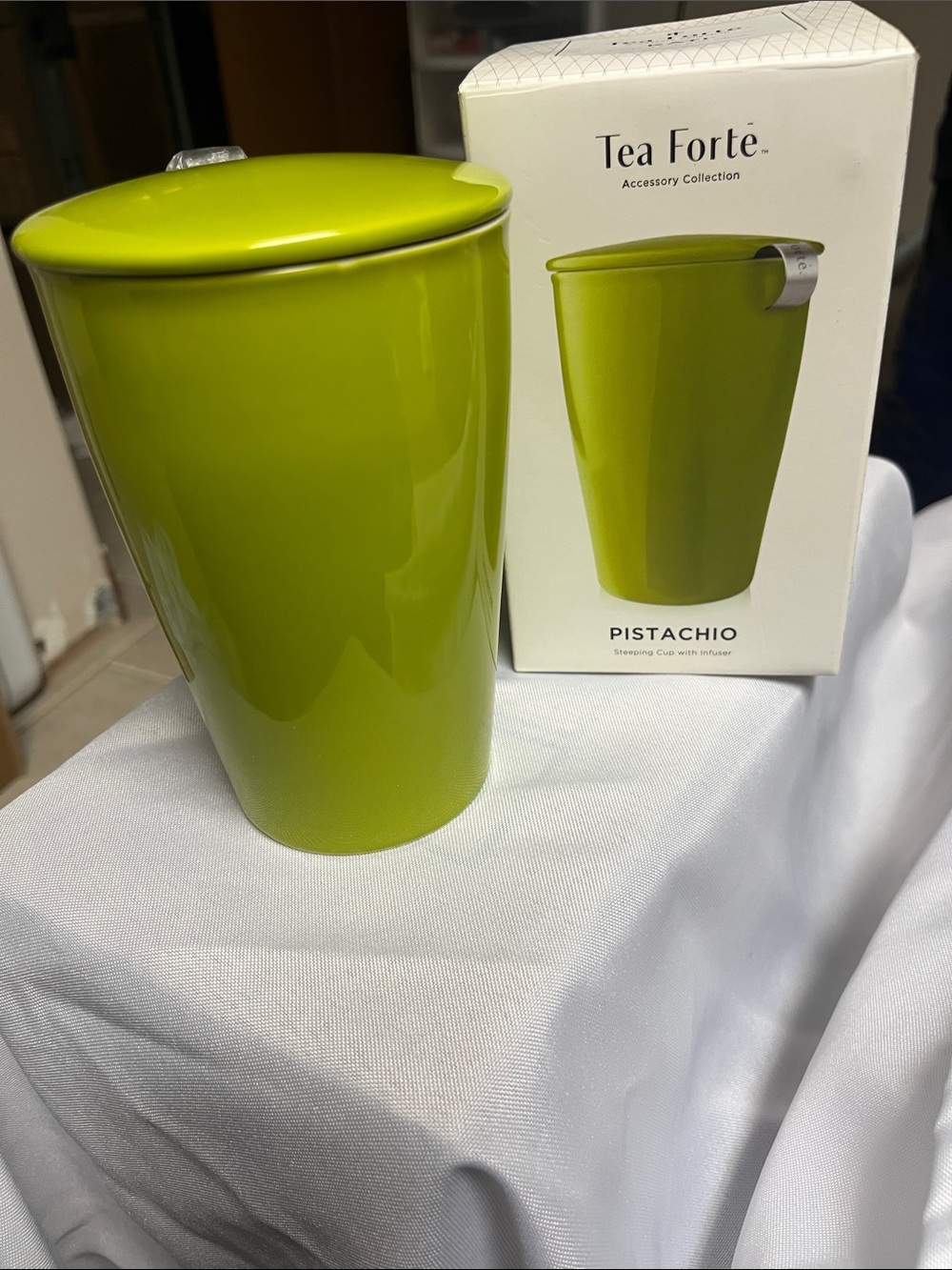 Pistachio Ceramic Infuser Mug